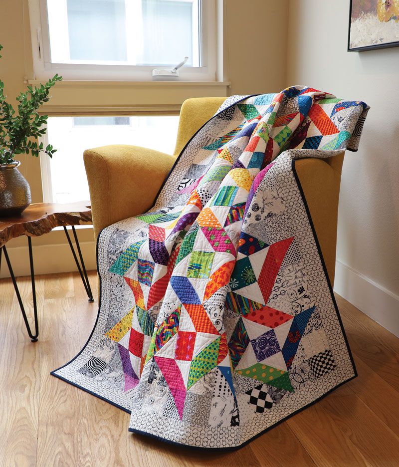 Weaving Stars Quilt Pattern Download Quilting Daily