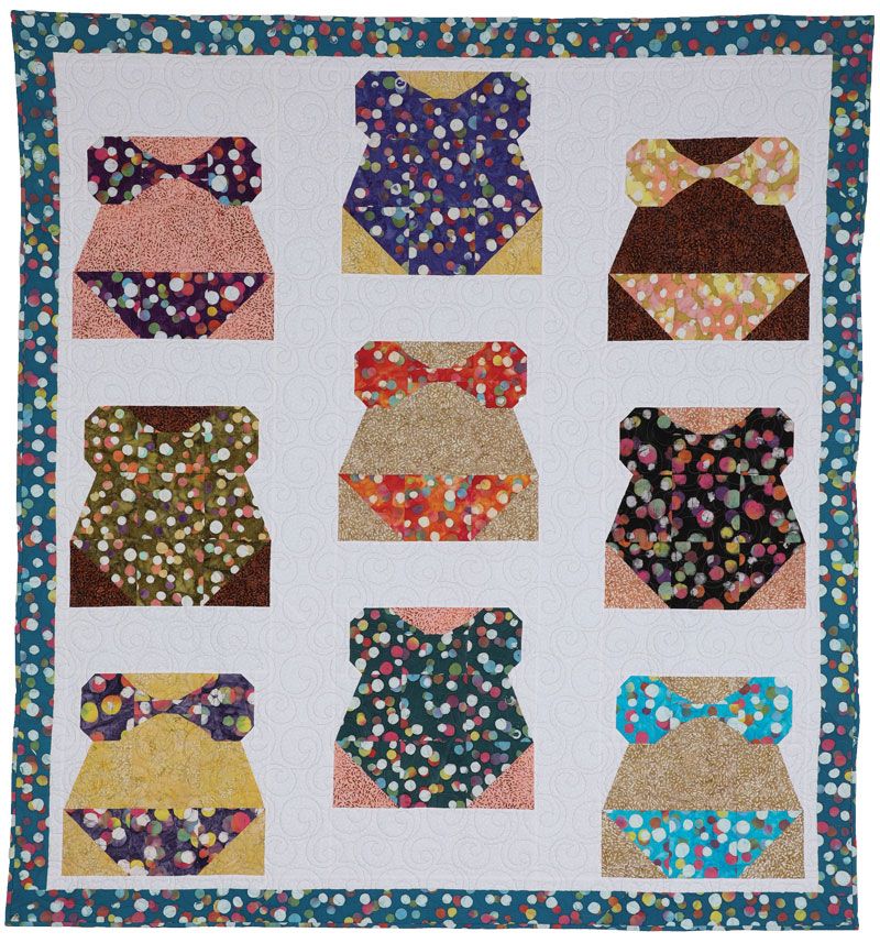 bathing suit quilt