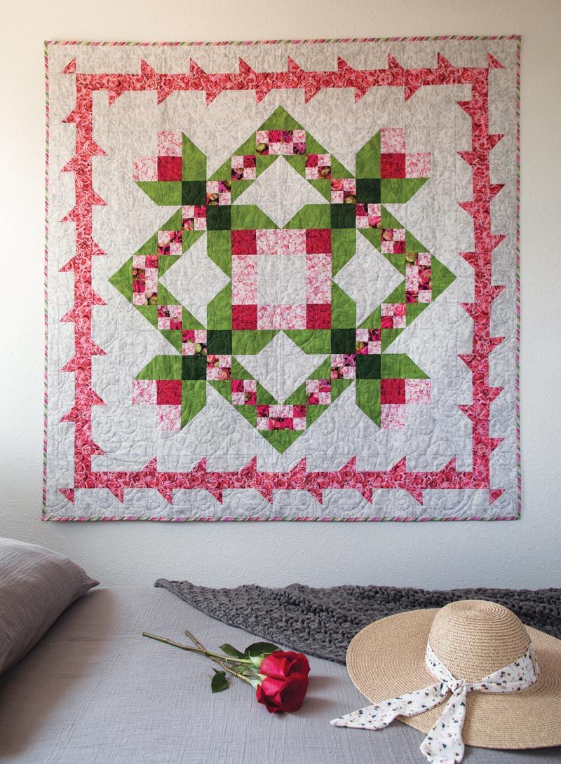 Run For The Roses Quilt Pattern Download Quilting Daily