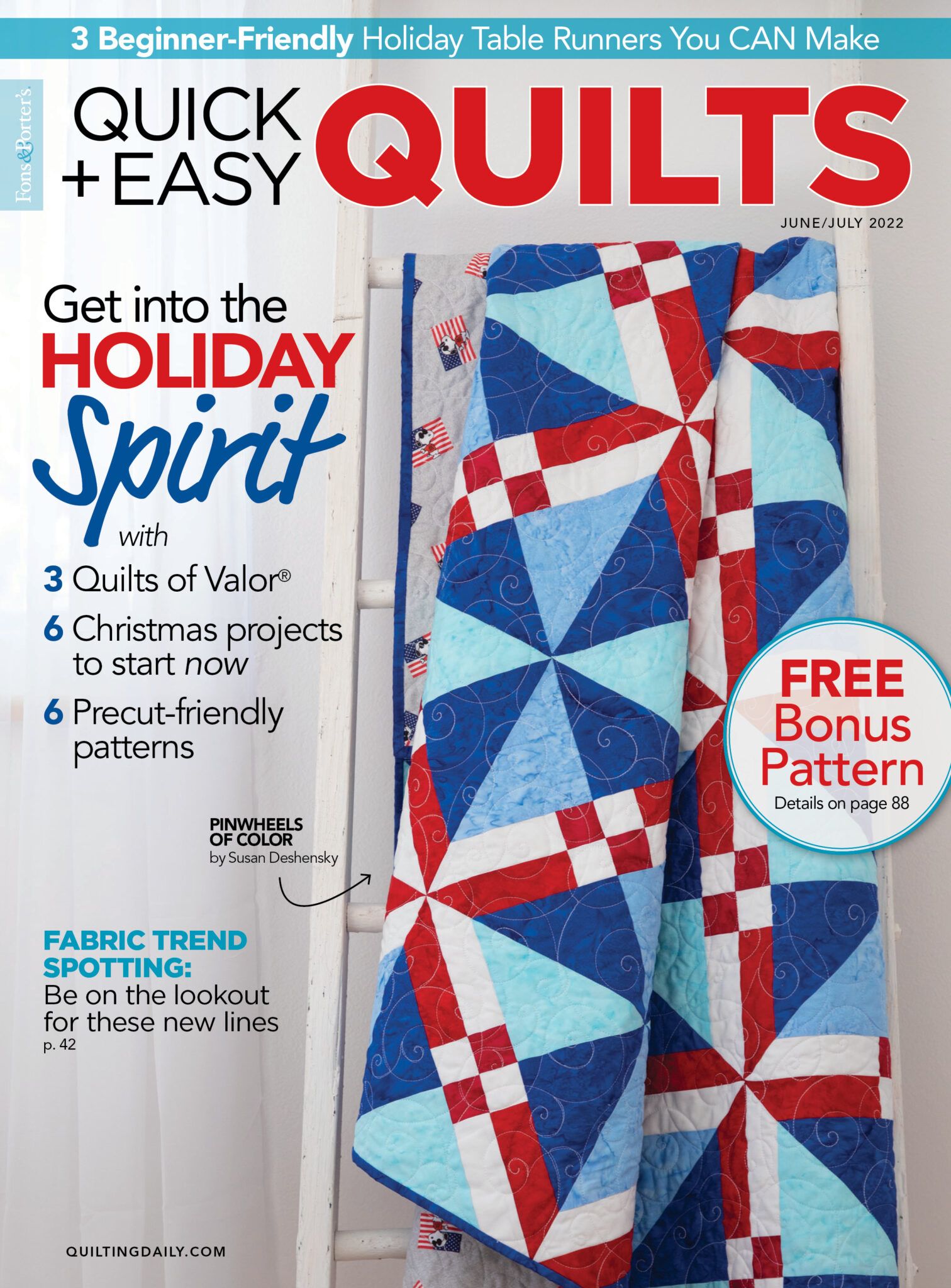 Quick + Easy Quilts June/July 2022 Digital Edition | Quilting Daily