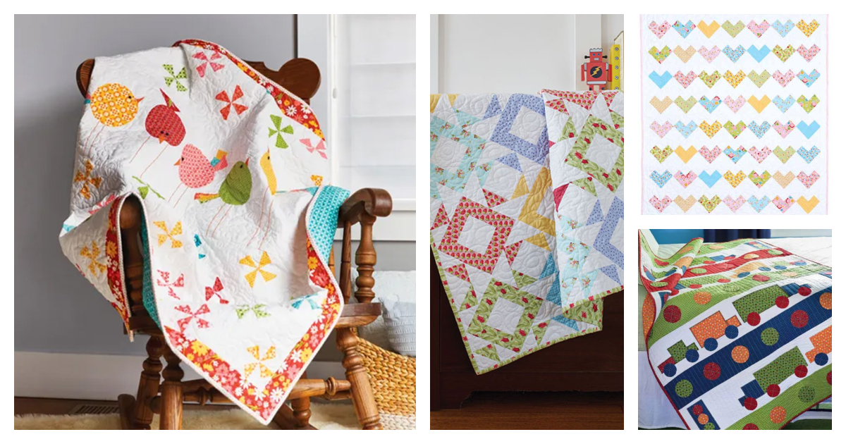 Sweethearts Baby Quilt Pattern Download