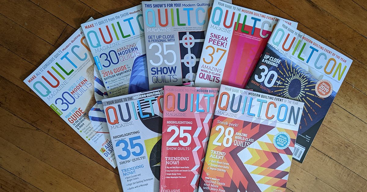Submissions at the moment are open for QuiltCon Journal 2023