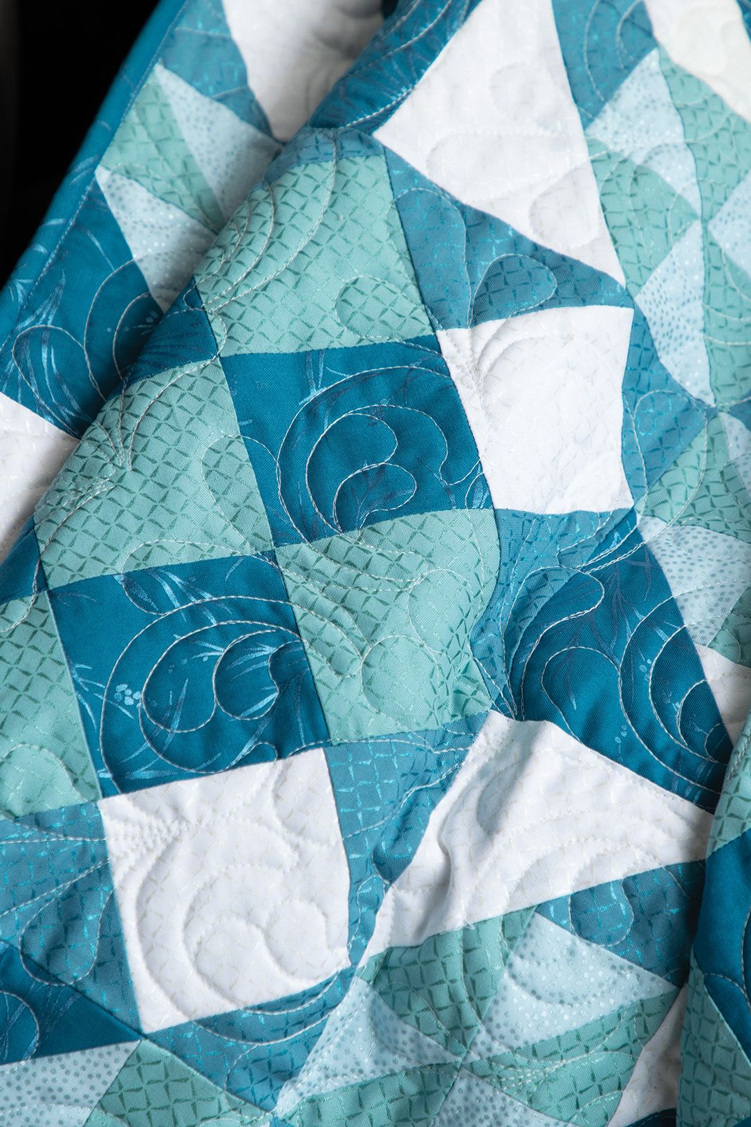 Winter Fraulein quilt in Liberty Cottons - Diary of a Quilter