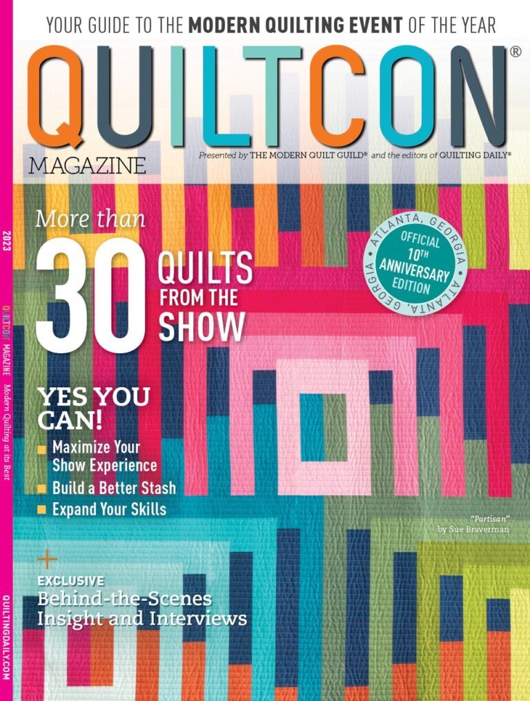 First Look QuiltCon Magazine 2023 Quilting Daily