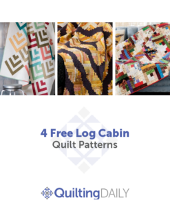 4 Free Log Cabin Quilt Patterns | Quilting Daily